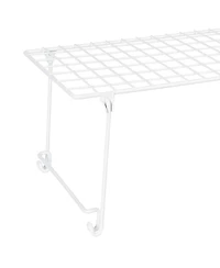 ClosetMaid Stack & Hang 21.5x10.75x7.87'' Stainless Steel Wire Shelf Unit, White