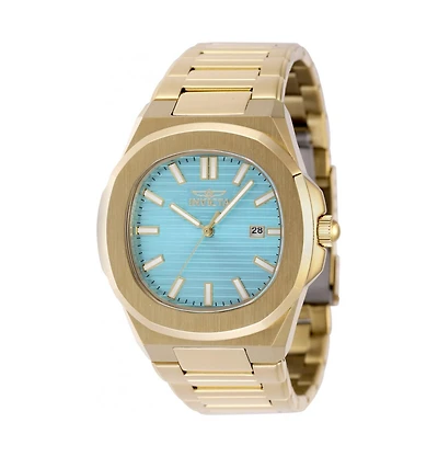 Invicta Men's 48517 Speedway Quartz 3 Hand Light Blue Dial Watch