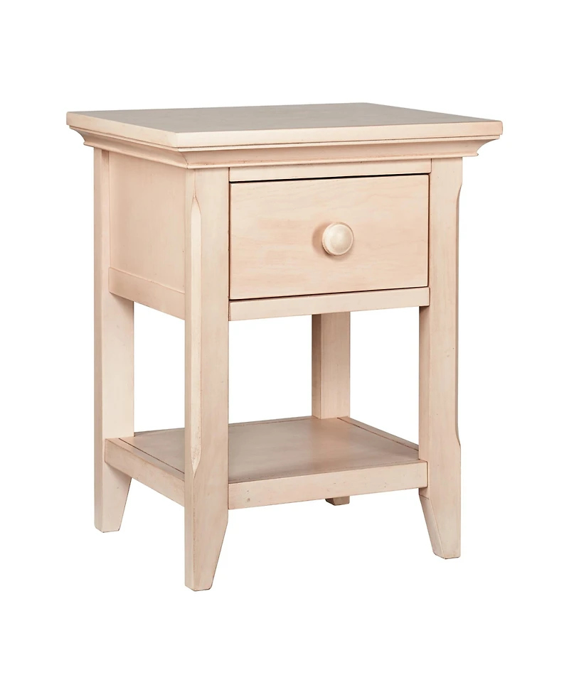 One Drawer Nightstand for Minimalist Bedrooms and Compact Storage