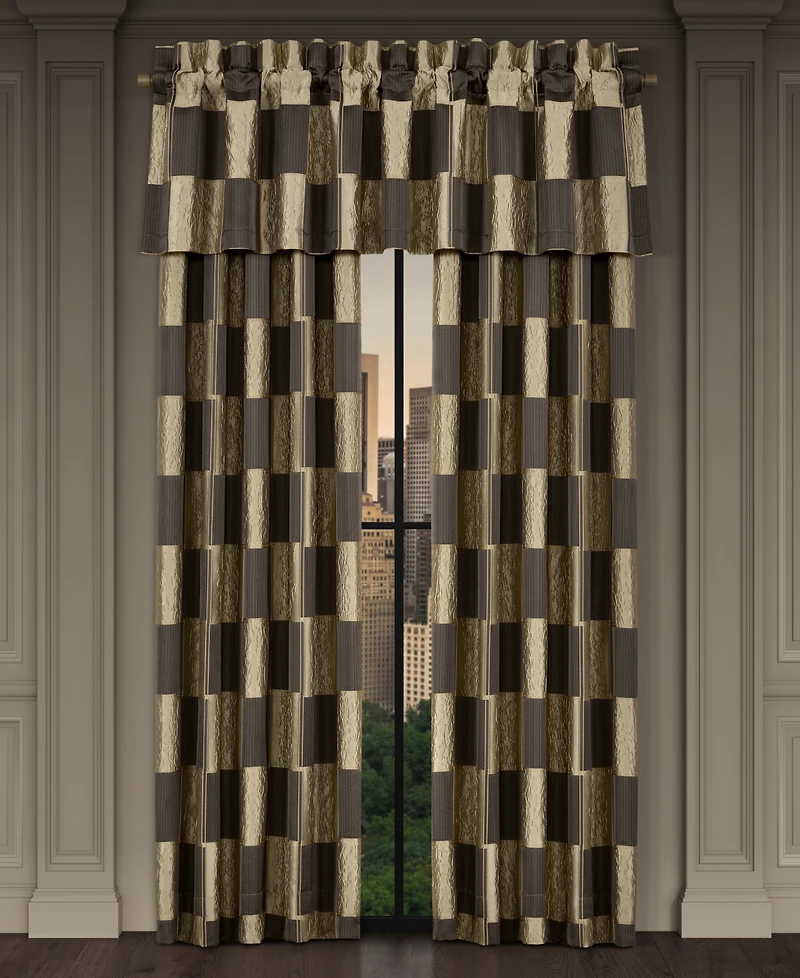 J Queen New York Brando Window Straight Valance, 18" x 88"