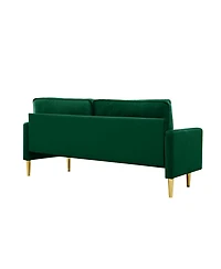 Streamdale Velvet Sofa 65 inch