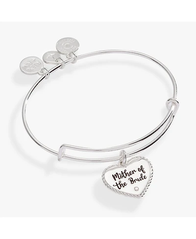 Mother Of The Bride Heart Bangle Bracelet