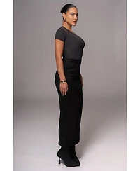 Jluxlabel Women's Joy Suede Maxi Skirt