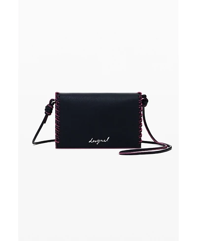 Desigual Women's Medium crossbody wallet with stitching