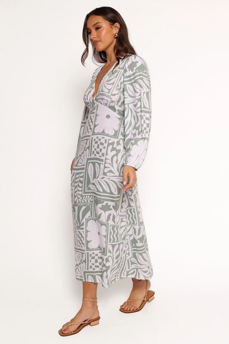 Petal and Pup Women's Kolby Long Sleeve Midi Dress