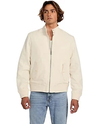 Guess Men's Nolan Linen Harrington Jacket