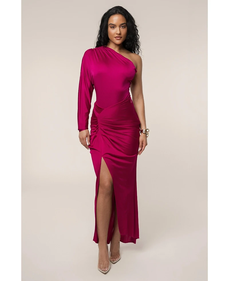 Jluxlabel Women's Mira Drape Maxi Skirt