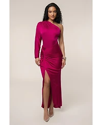 Jluxlabel Women's Mira Drape Maxi Skirt