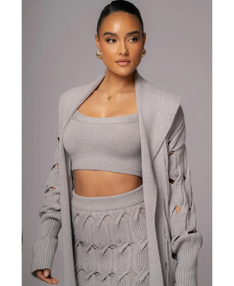 Jluxlabel Women's Darlah Knit Crop Top