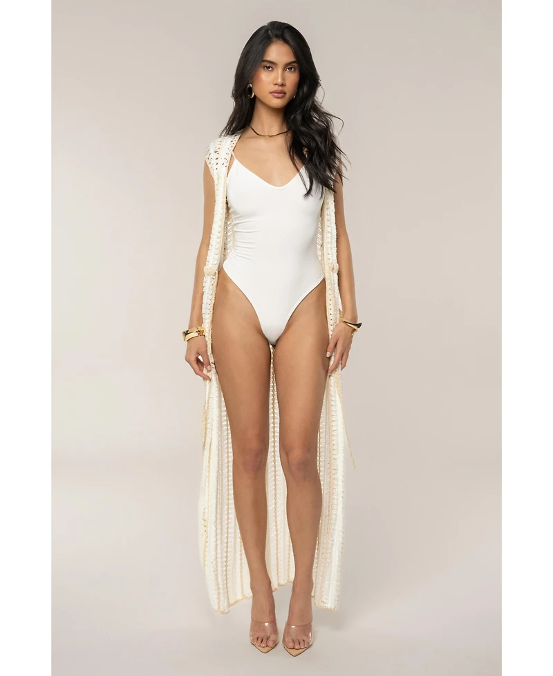 Jluxlabel Women's Marcelle Crochet Maxi Dress