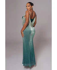 Jluxlabel Women's Dusk Shimmery Nights Maxi Dress