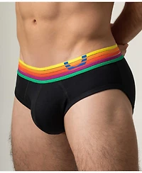 Rounderbum Men's Rainbow Rush Padded Brief
