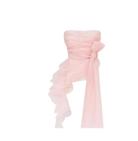 Milla Women's Dreamy off-shoulder blouse with meringue flounces