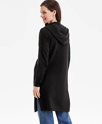 Charter Club Women's 100% Cashmere Open-Front Hoodie, Macy's Exclusive