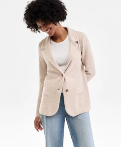 Charter Club Womens 100 Cashmere Blazer Xs 3x Macys Exclusive