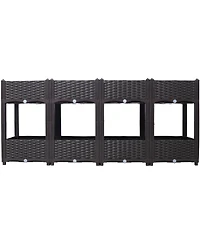 Streamdale Elevated Raised Garden Box, 63"x15.7"x27.7