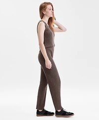 Charter Club Petite Pull-On High-Rise Cashmere Pants, Exclusively at Macy's