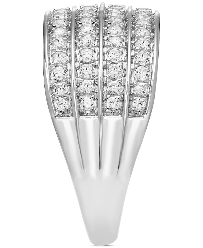 Diamond Multi-Row Ring (1/2 ct. t.w.) 10k White or Yellow Gold