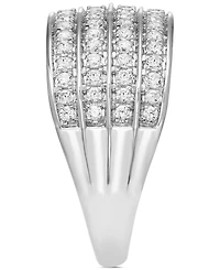 Diamond Multi-Row Ring (1/2 ct. t.w.) 10k White or Yellow Gold