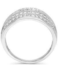Diamond Multi-Row Ring (1/2 ct. t.w.) 10k White or Yellow Gold