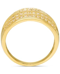 Diamond Multi-Row Ring (1/2 ct. t.w.) in 10k White or Yellow Gold
