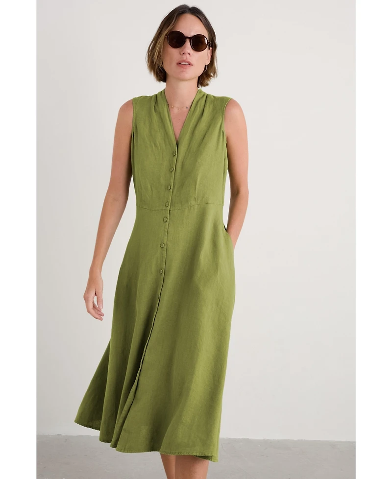 Seasalt Cornwall Women's Sleeveless Carved Wood Dress