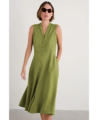 Seasalt Cornwall Women's Sleeveless Carved Wood Dress