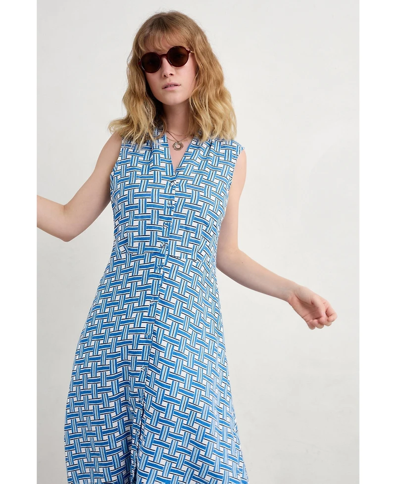 Seasalt Cornwall Women's Sleeveless Carved Wood Dress