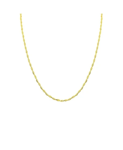 Spero London Twisted Beads Sterling Silver Chain Necklace