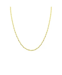 Spero London Twisted Beads Sterling Silver Chain Necklace