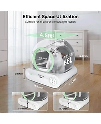 Self Cleaning Cat Litter Box-Green