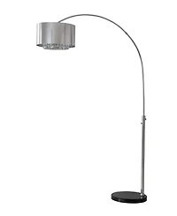 Nova of California 94" Metal Marilyn 1 Light Arc Floor Lamp