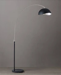 Nova of California 84" Glass Orson Arc Floor Lamp