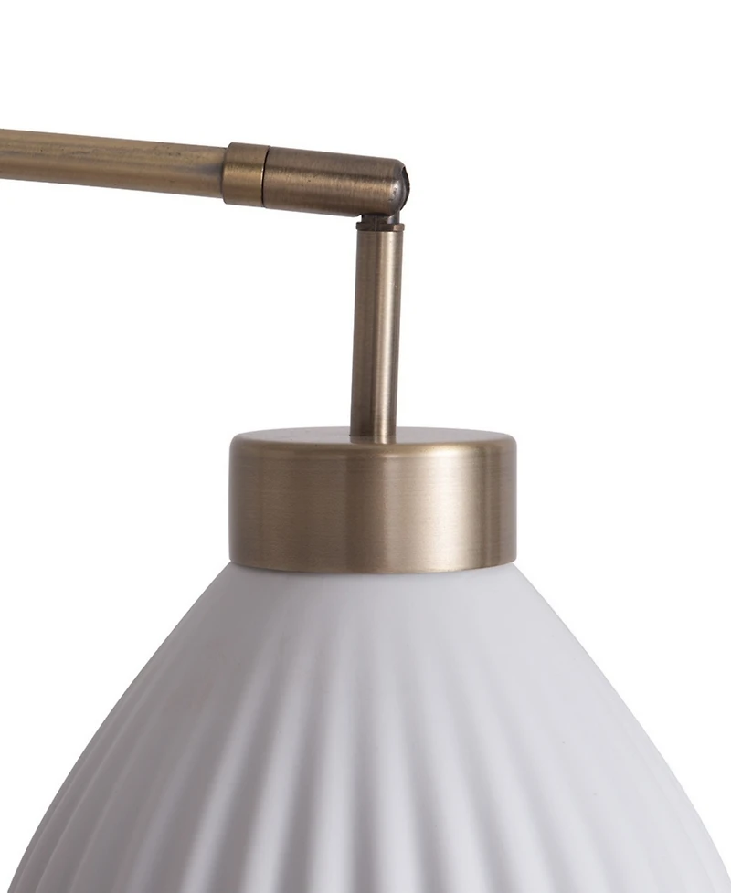 Nova of California 85" Wood Santa Clara 3 Light Arc Floor Lamp