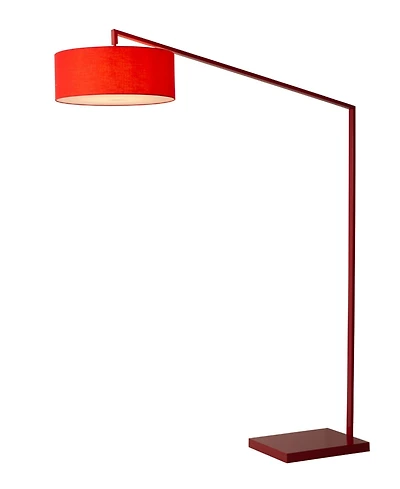 Nova of California 87" Metal Stretch Chairside Arc Floor Lamp