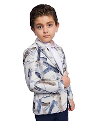 Elie Balleh Toddler Light Navy Slim Fit Classicjacket