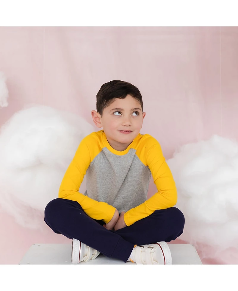 Mightly Toddler Fair Trade Organic Cotton Long Sleeve T-Shirts, 2-pack