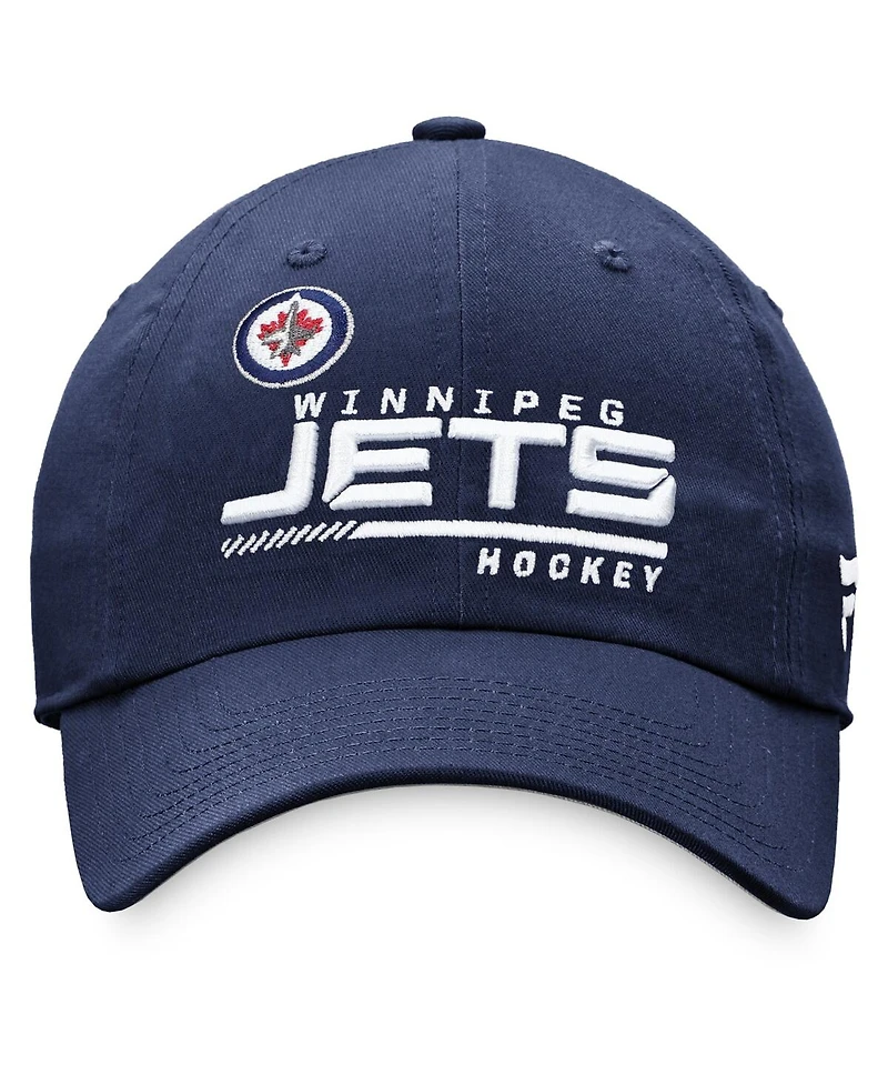 Fanatics Women's Navy Winnipeg Jets Authentic Pro Locker Room Adjustable - Hat