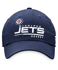 Fanatics Women's Navy Winnipeg Jets Authentic Pro Locker Room Adjustable - Hat