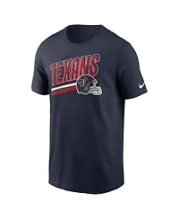 Nike Men's Navy Houston Texans Essential Blitz Lockup T-Shirt