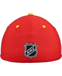 Fanatics Men's Red Calgary Flames Authentic Pro Draft Stretch-Fit Hat