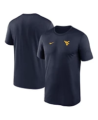Nike Men's Navy West Virginia Mountaineers 2025 Sideline Small Logo Legend Performance T-Shirt