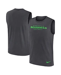 Nike Men's Charcoal Seattle Seahawks Primetime Legend Performance Muscle Tank Top