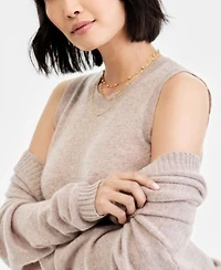 Charter Club Womens Cashmere Sleeveless Crewneck Sweater Cashmere Cocoon Cardigan Macys Exclusive