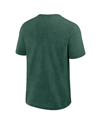 Fanatics Men's Heather Green Athletics Top Notch T-Shirt