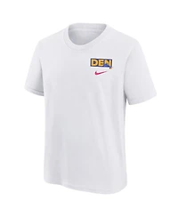 Nike Big Boys and Girls White Colorado Rockies 2025 City Connect T-Shirt