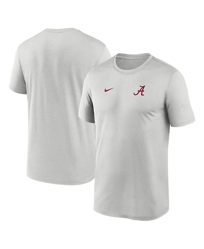Nike Men's Gray Alabama Crimson Tide 2025 Sideline Small Logo Legend Performance T-Shirt