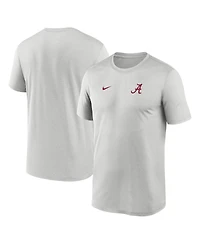 Nike Men's Gray Alabama Crimson Tide 2025 Sideline Small Logo Legend Performance T-Shirt