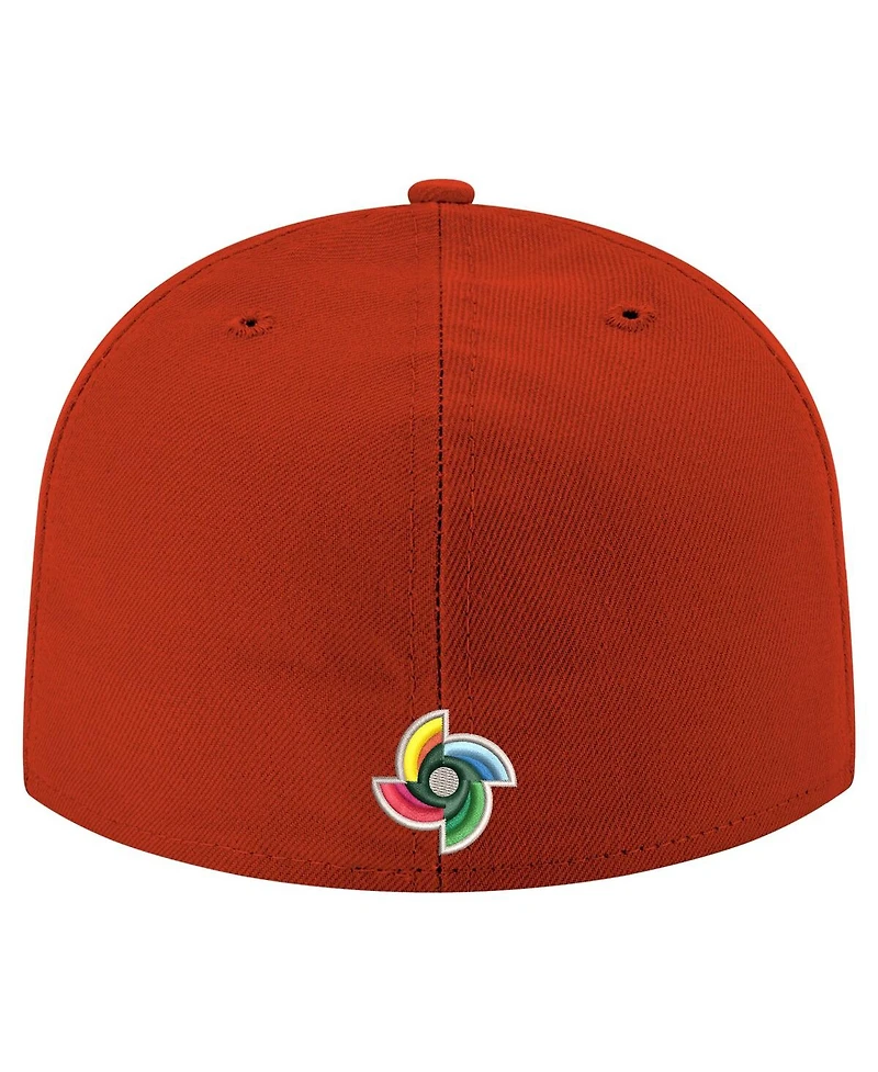 New Era Men's Red Spain Baseball 2026 World Baseball Classic 59FIFTY Fitted Hat