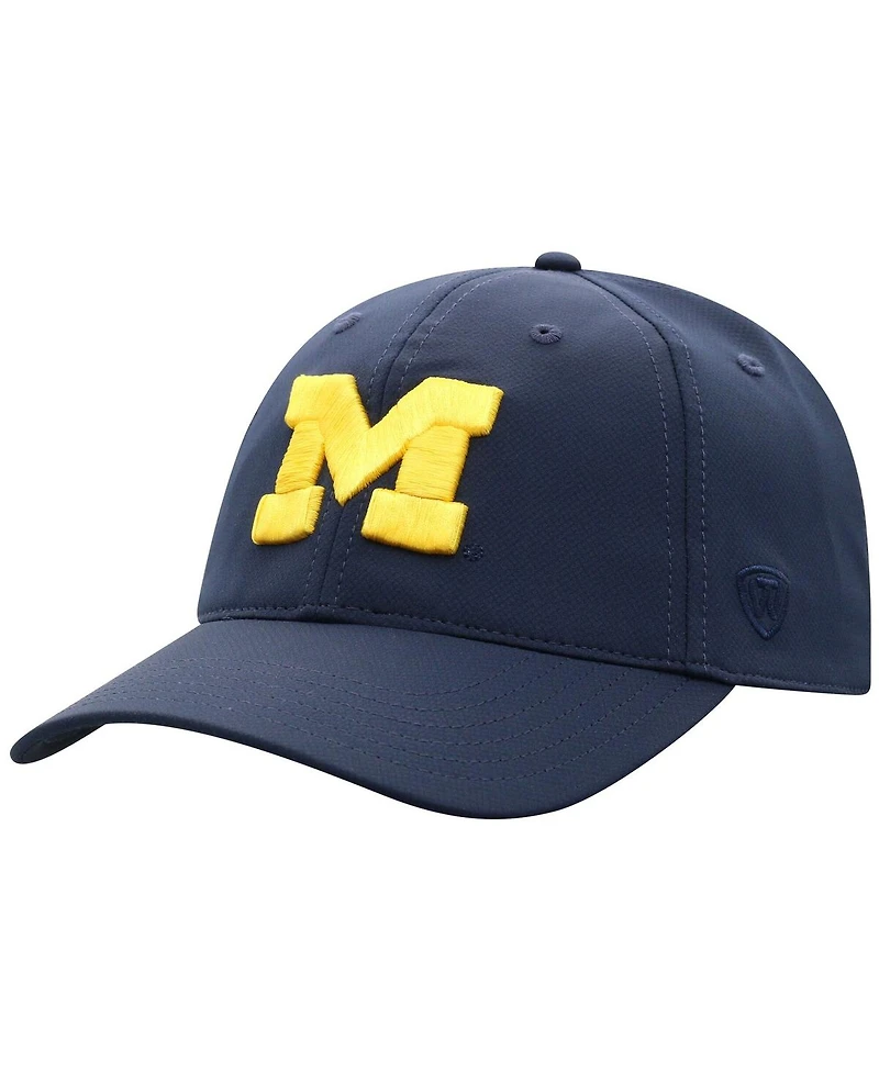 Top of the World Men's Navy Michigan Wolverines Victory Trainer Adjustable Hat